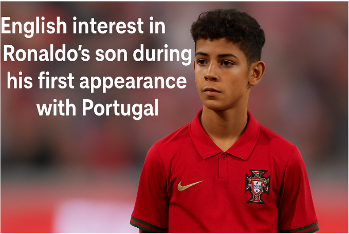 English Interest in Ronaldo's Son During His First Appearance with Portugal – A New Football Prodigy in the Making?